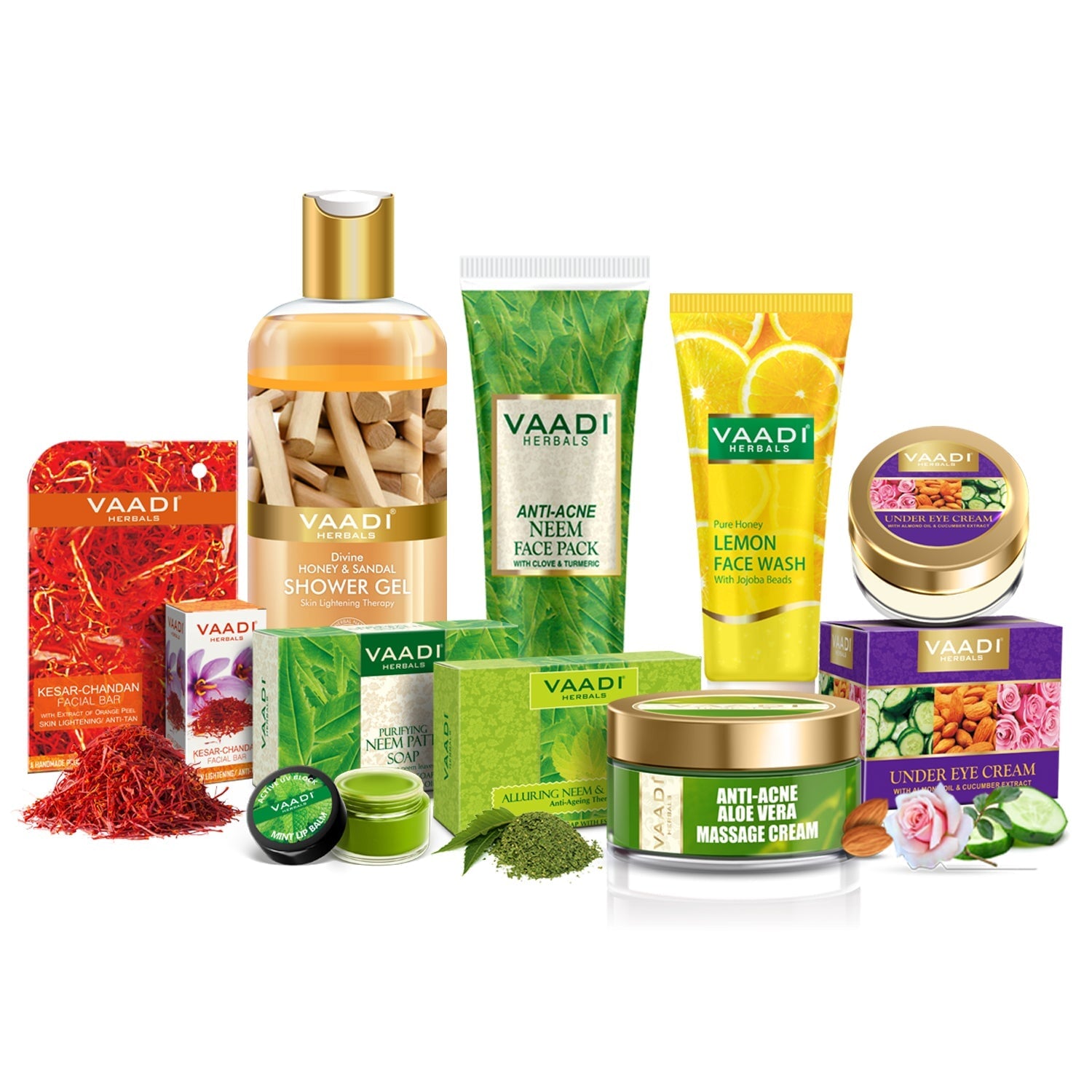 Organic Anti-Acne Skin Care Set - Get Clear, Smooth & Acne Free Skin