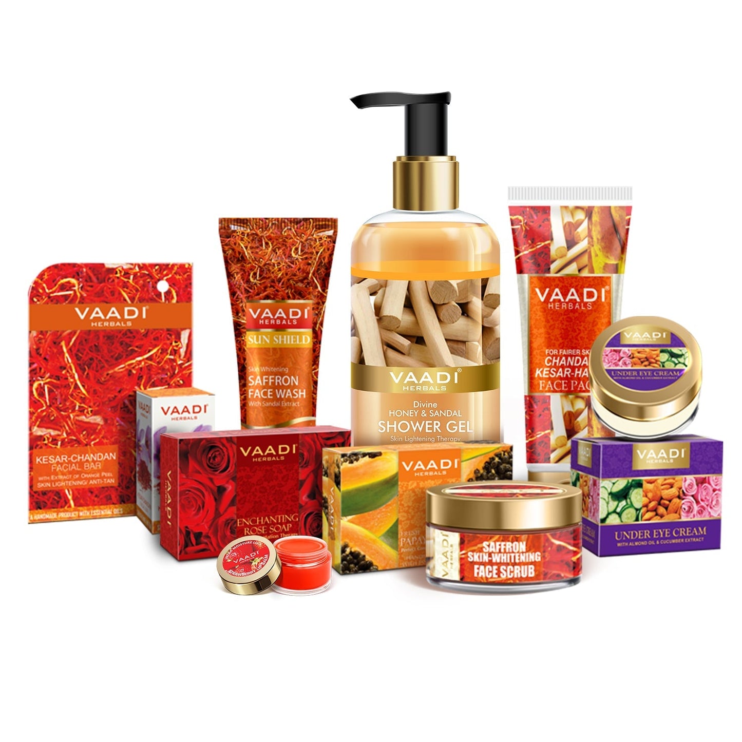 Organic Skin Brightening Set - Get Visibly Flawless Skin. Removes Blemishes, Pigmentation & Spots