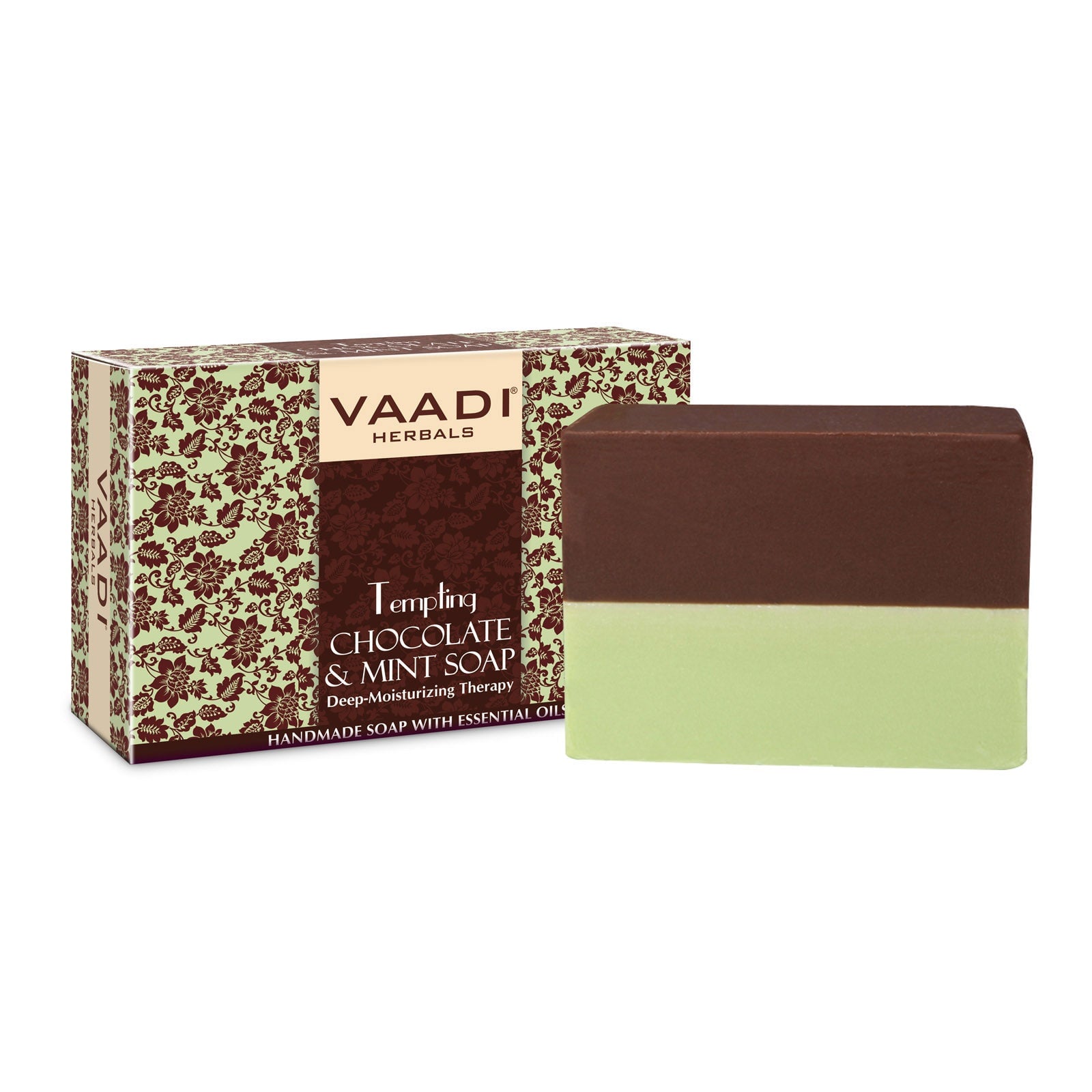 Tempting Organic Chocolate & Mint Soap - Deep Moisturising ( 75 gms / 2.7 oz)