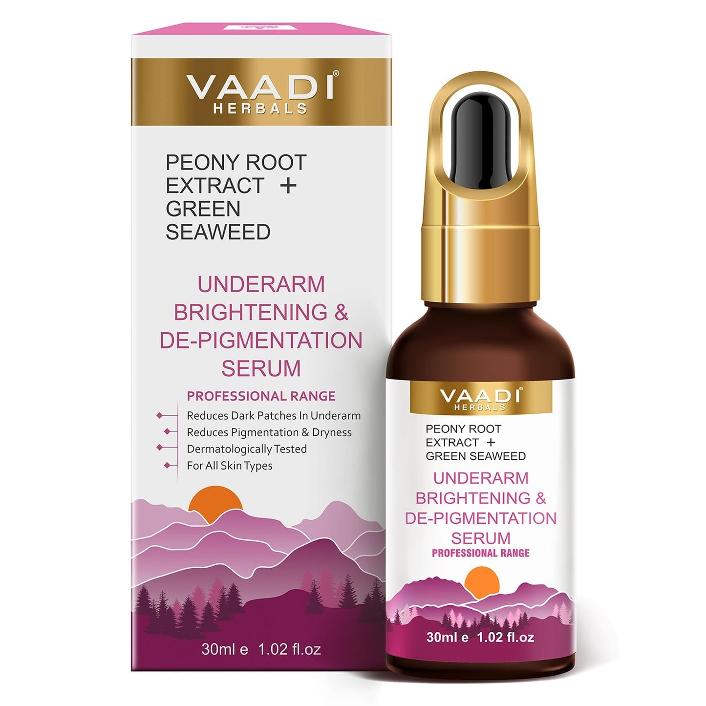 Underarm Brightening & De-Pigmentation Serum With Peony Root Extract & Green Seaweed (30 ml/ 1.02 oz)