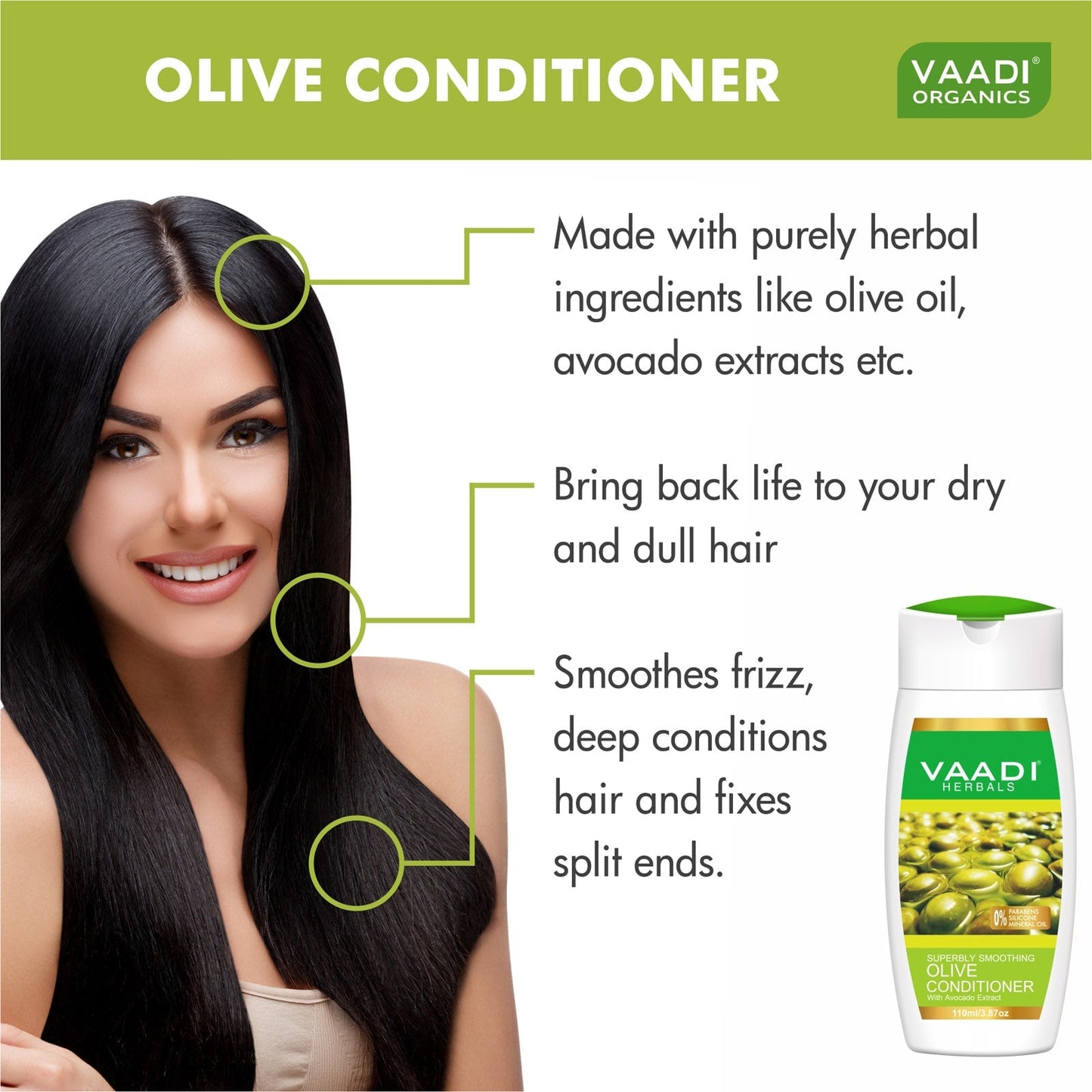 Hairfall & Damage Control Organic Gooseberry Shampoo - Rich Olive Conditioner (2 x 110 ml/ 4 fl oz)