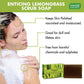 Enticing Organic Lemongrass Soap with Charcoal - Exfoliates & Polishes Skin (12 x 75 gms / 2.7 oz)