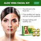 Anti Acne Organic Aloe Vera Facial Kit - Clears Skin Deep Impurities - Protects & Hydrates Skin (110 gms/2.5 oz)