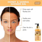 Organic Divine Honey & Sandal Shower Gel- Skin Toning Therapy (3 x 300 ml / 10.2 fl oz)