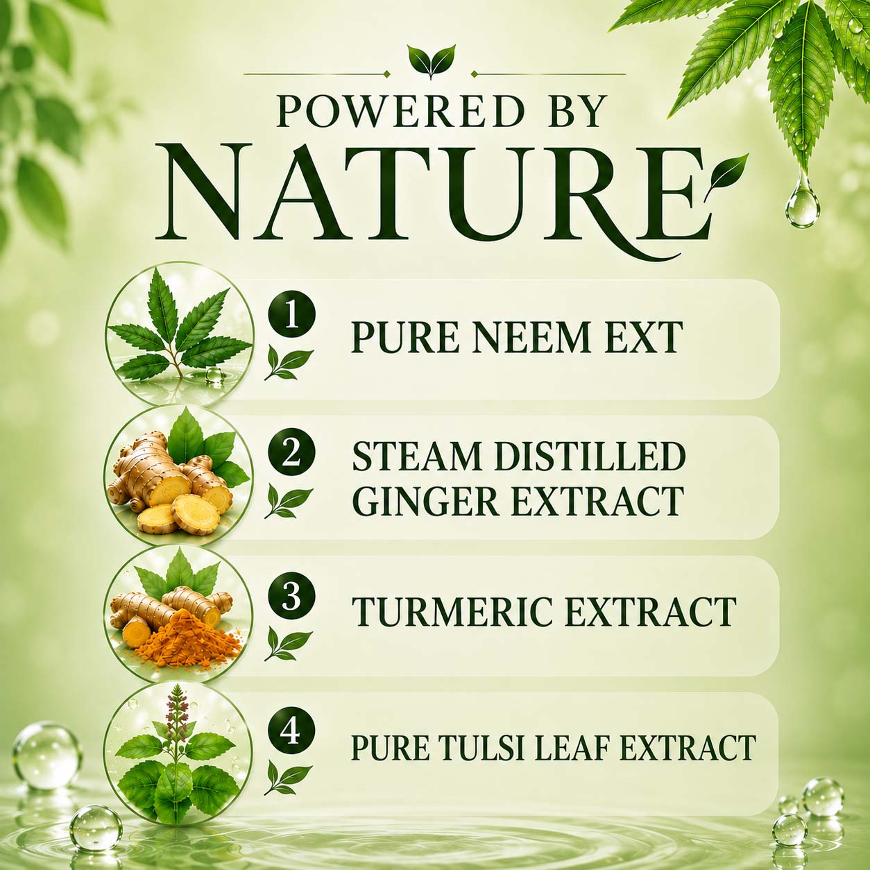 Anti-Bacterial Neem Oil & Ginger Hand Wash (2 x 250 ml / 8.5 oz)