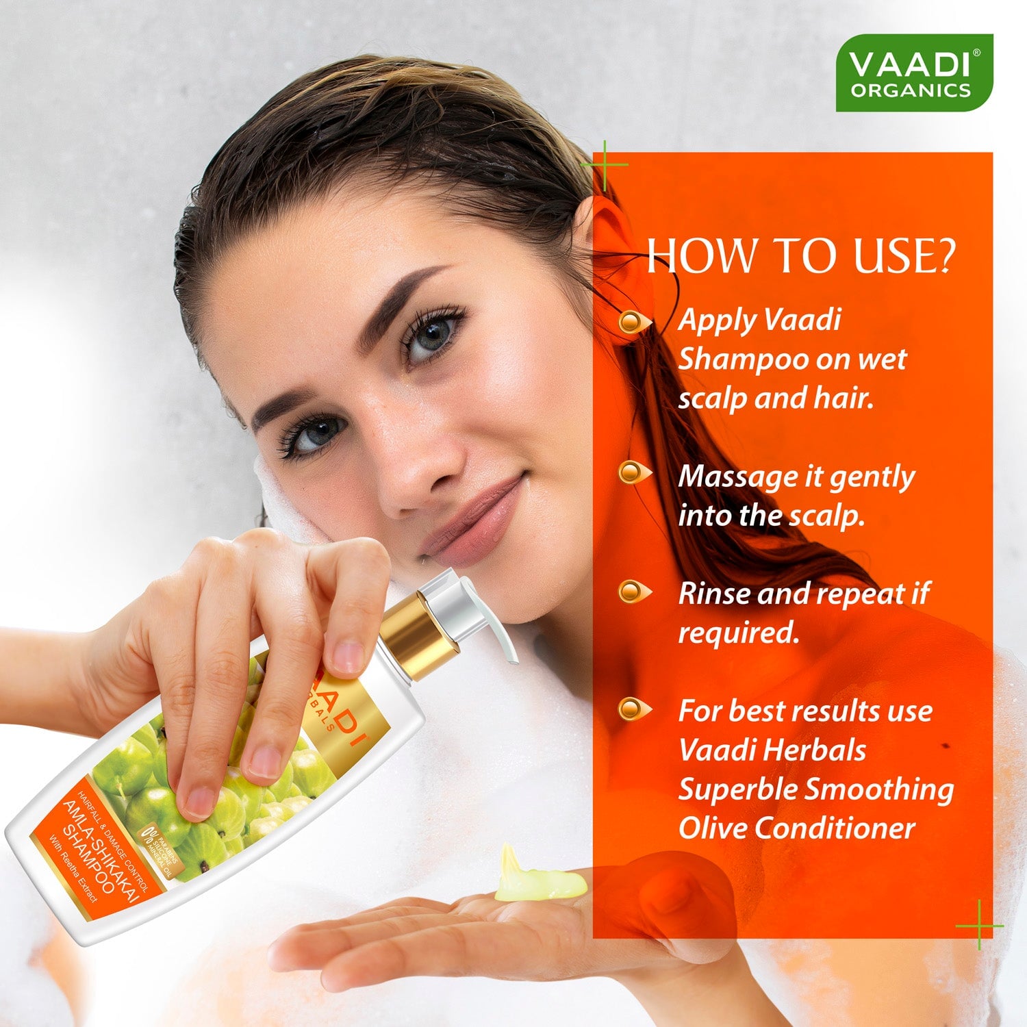 Hairfall & Damage Control Shampoo (Indian Gooseberry Extract) (3 x 350 ml/12 fl oz)