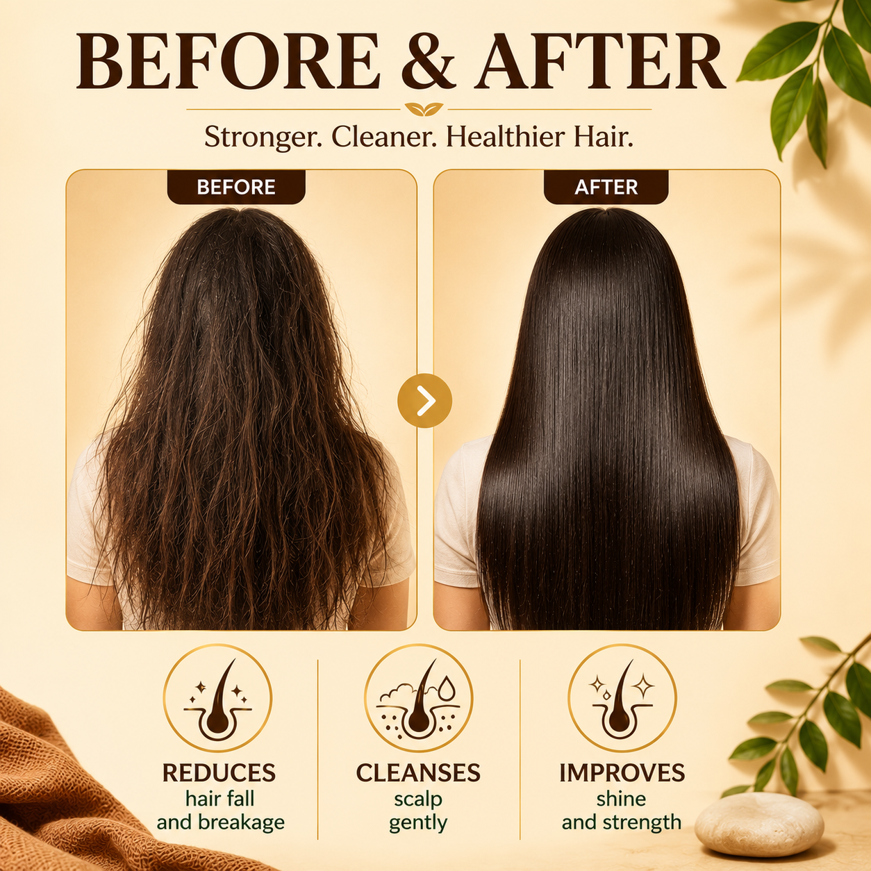 Hairfall & Damage Control Shampoo (Indian Gooseberry Extract) (350 ml/12 fl oz)