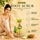 Organic Foot Scrub with Fenugreek & Lemongrass Oil - Therapeutic Exfoliates (110 gms / 4 oz)