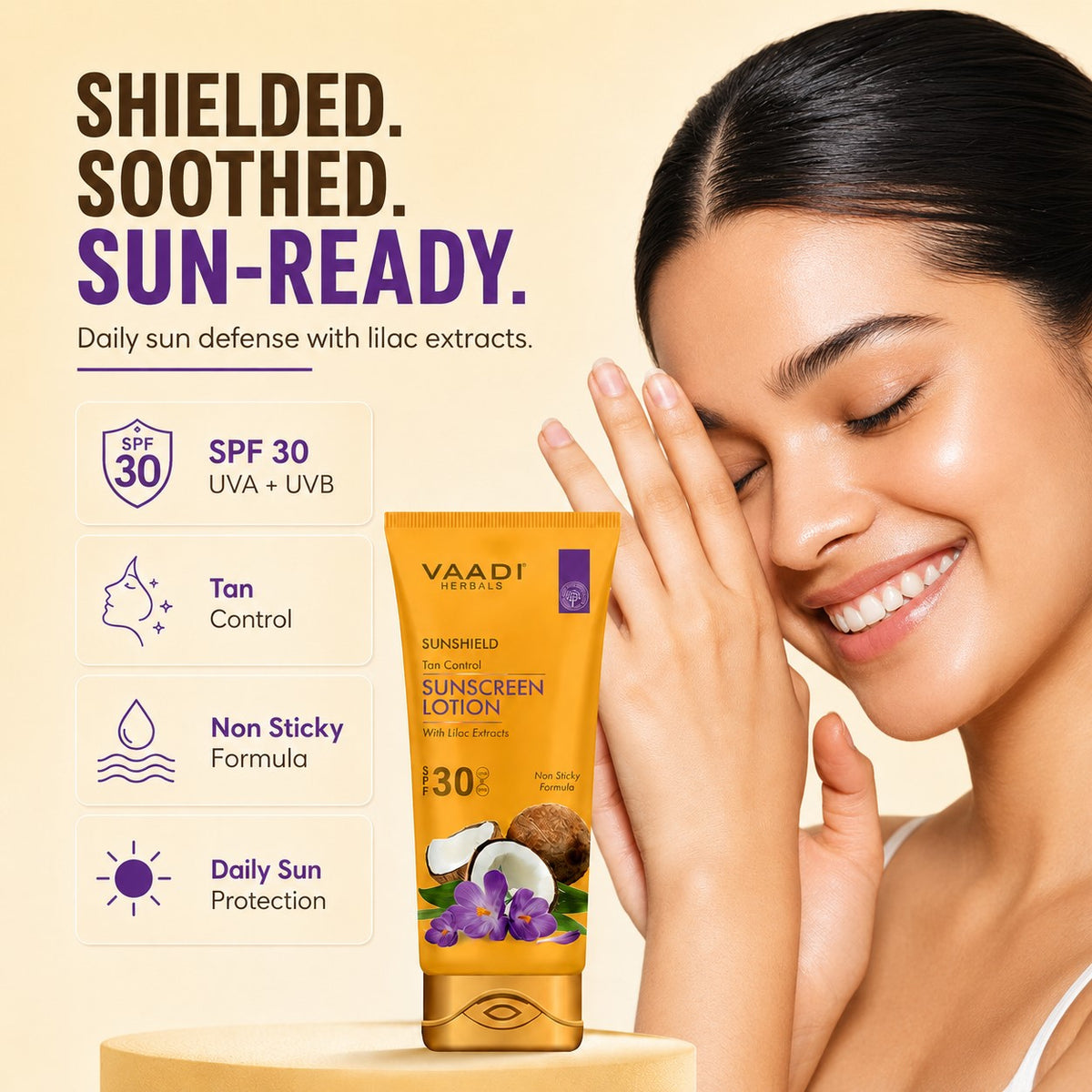 Sunscreen Lotion SPF-30 with Lilac Extract (110 ml)