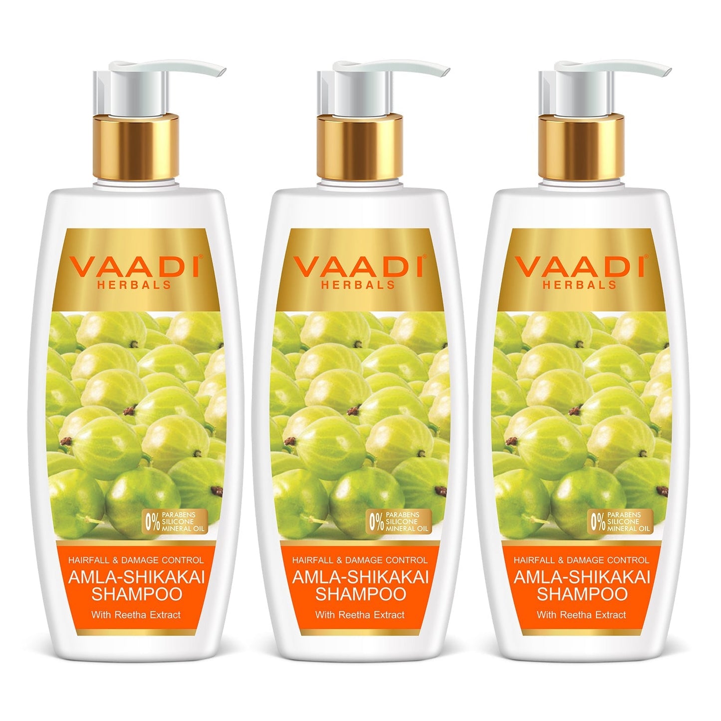 Hairfall & Damage Control Shampoo (Indian Gooseberry Extract) (3 x 350 ml/12 fl oz)