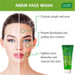 Anti Acne Anti Bacterial Organic Neem Face Wash with Tea Tree Extract - Controls Acne ( 4 x 60 ml/2.1 fl oz)