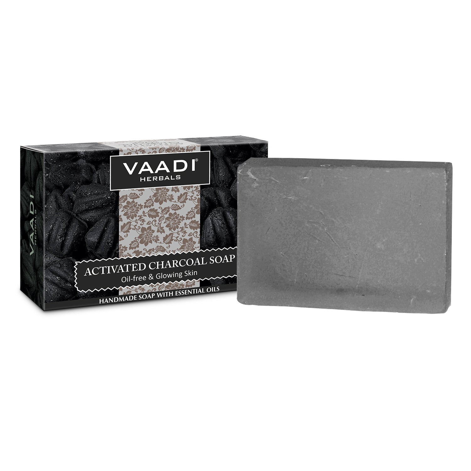 Activated Charcoal Soap - Detoxifies Skin - Brightens The Skin Tone (75 gms / 2.7 oz)