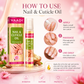 Nail & Cuticle Oil with Jojoba Oil - Heals Redness & Pain - Strengthens Thin & Brittle Nails (3 x 10 ml/ 0.4 fl oz)