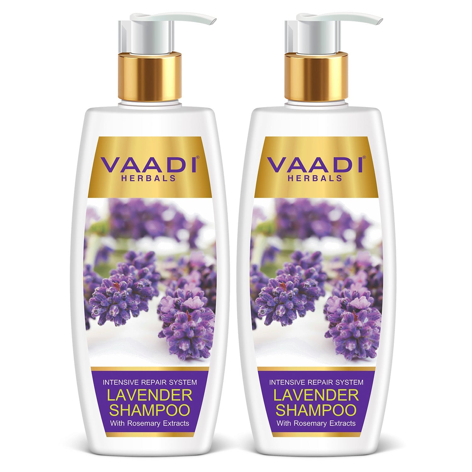Intensive Repair Lavender Shampoo with Rosemary Extract (2 x 350 ml/ 12 fl oz)