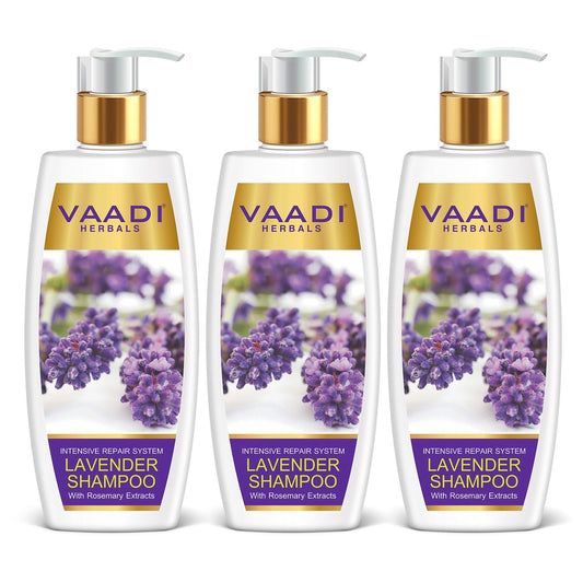 Intensive Repair Lavender Shampoo with Rosemary Extract (3 x 350 ml/ 12 fl oz)
