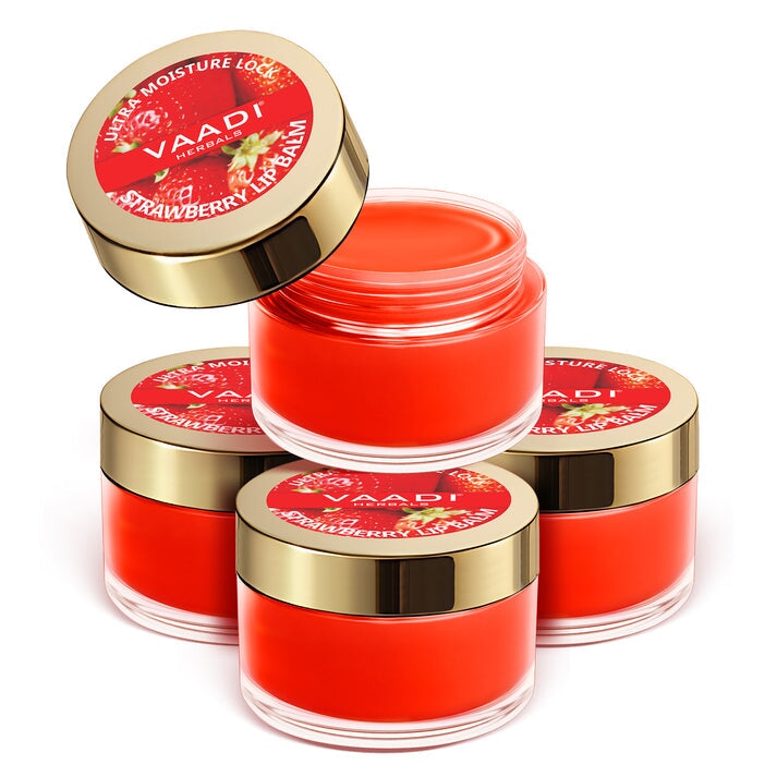 Nourishing Strawberry and Honey Lip Balm (4 x 10 gms/0.4 oz)