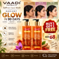 Skin Brightening Organic Saffron Face Wash with Sandalwood (2 x 250 ml / 8.45 fl oz)