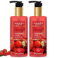Pack of 2 Strawberry Scrub Face Wash With Mulberry Extract (2 x 250 ml / 8.5 oz)