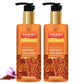 Pack of 2 Skin Brightening Organic Saffron Face Wash with Sandalwood (2 x 250 ml / 8.45 fl oz)
