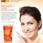 Organic Face & Body Scrub with Walnut & Apricot - Exfoliates & Unclogs Pores ( 2 x 110 gms / 4 oz)