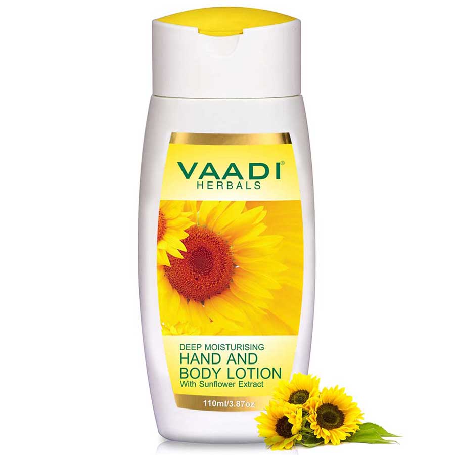 Organic Hand & Body Lotion with Sunflower Extract (110 ml/ 4 fl oz)