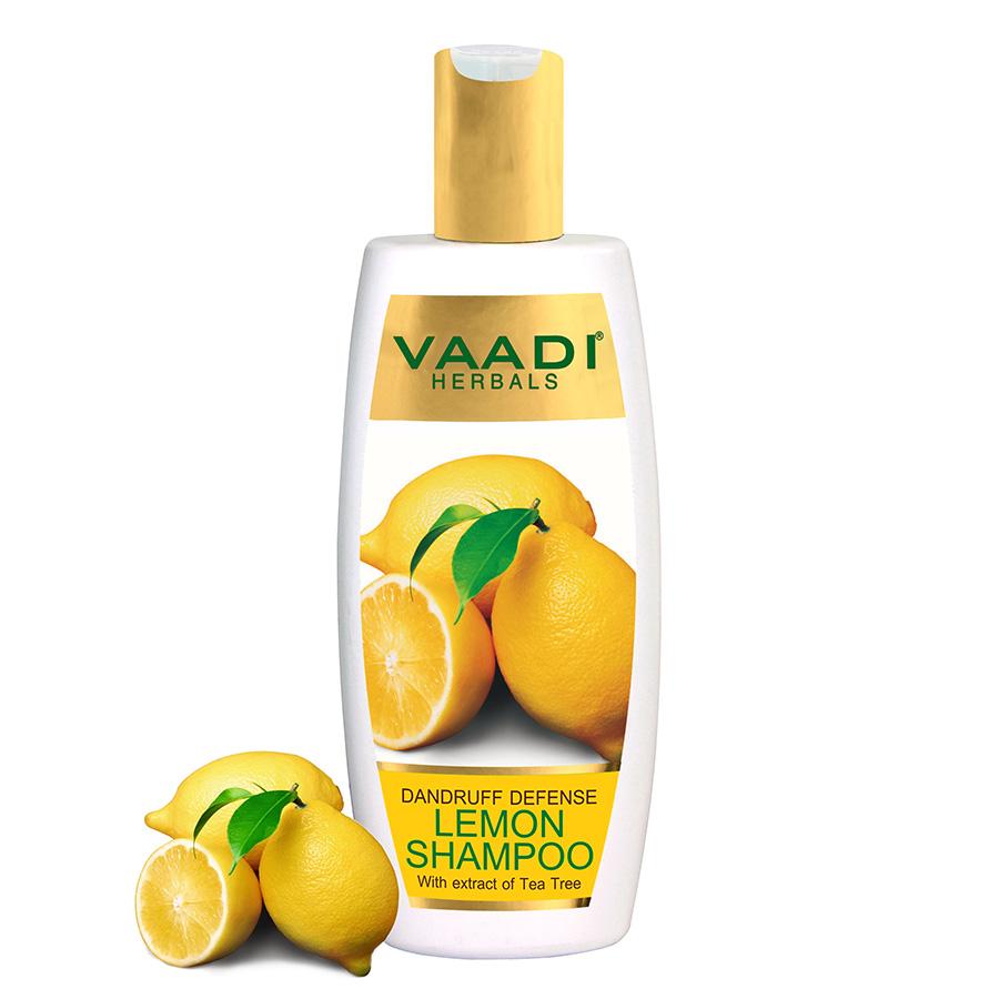 Dandruff Defense Organic Lemon Shampoo with Tea Tree Extract (350 ml/ 12 fl oz)