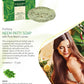 Organic Neem Soap with Pure Neem Leaves (Anti Bacterial) - Detoxifies Skin (3 x 75 gms / 2.7 oz)