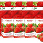 Organic Strawberry Facial Bar with Grapeseed Extract - Anti Ageing (4 x 25 gms/0.9 oz)